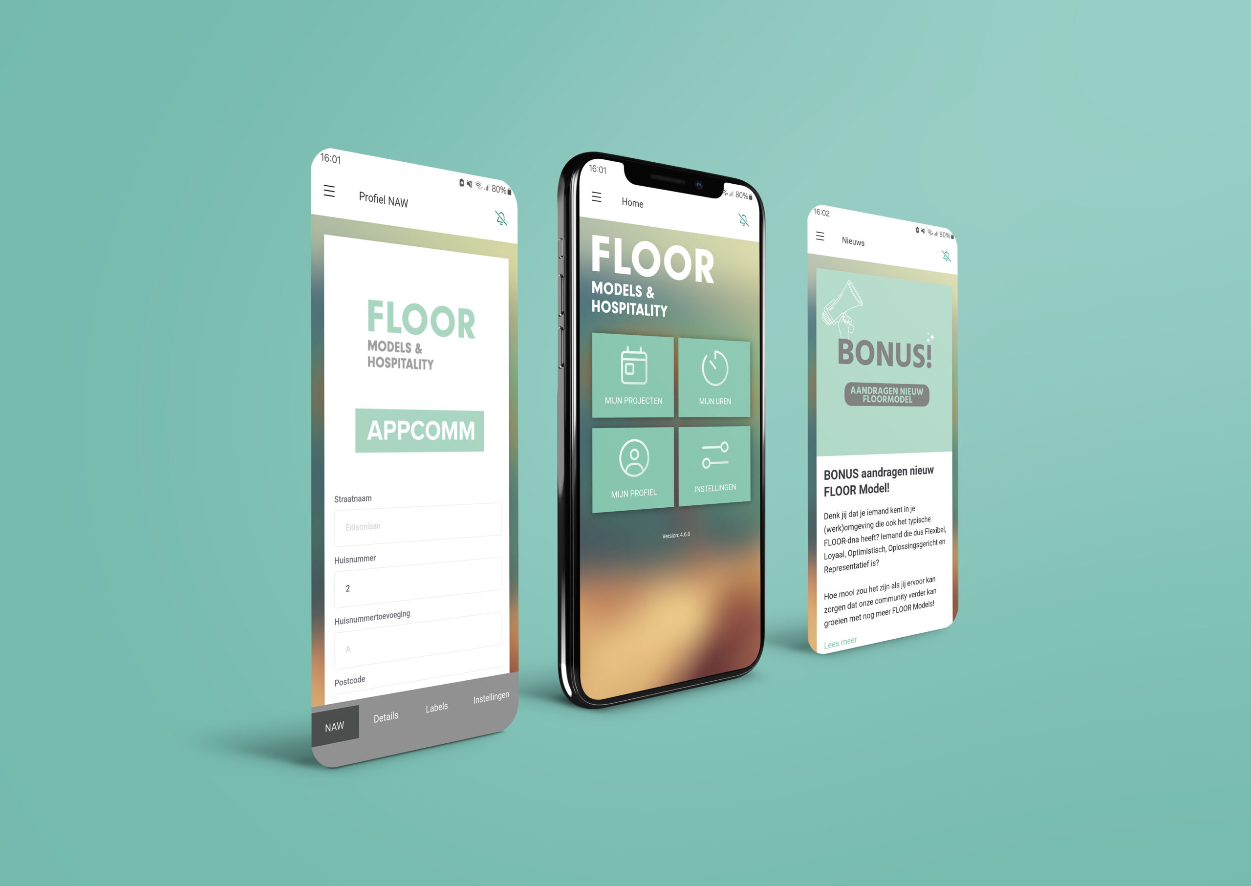 FLOOR Models & Hospitality App: Eenvoudig en efficiënt management voor modellen