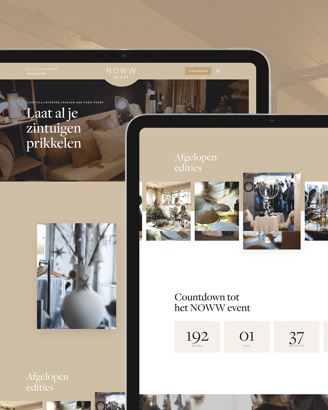 Een website & ticketing systeem voor een event vol beleving en inspiratie